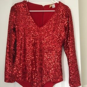 H&M Sequin Bodysuit